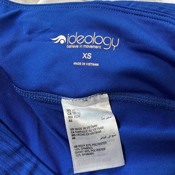 Ideology Skorts Blue and White Ruffled Resort Wear - Lot of 2 - Picture 3 of 4